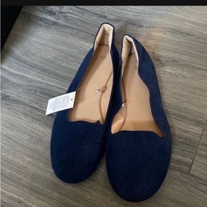 Navy blue flats size 11